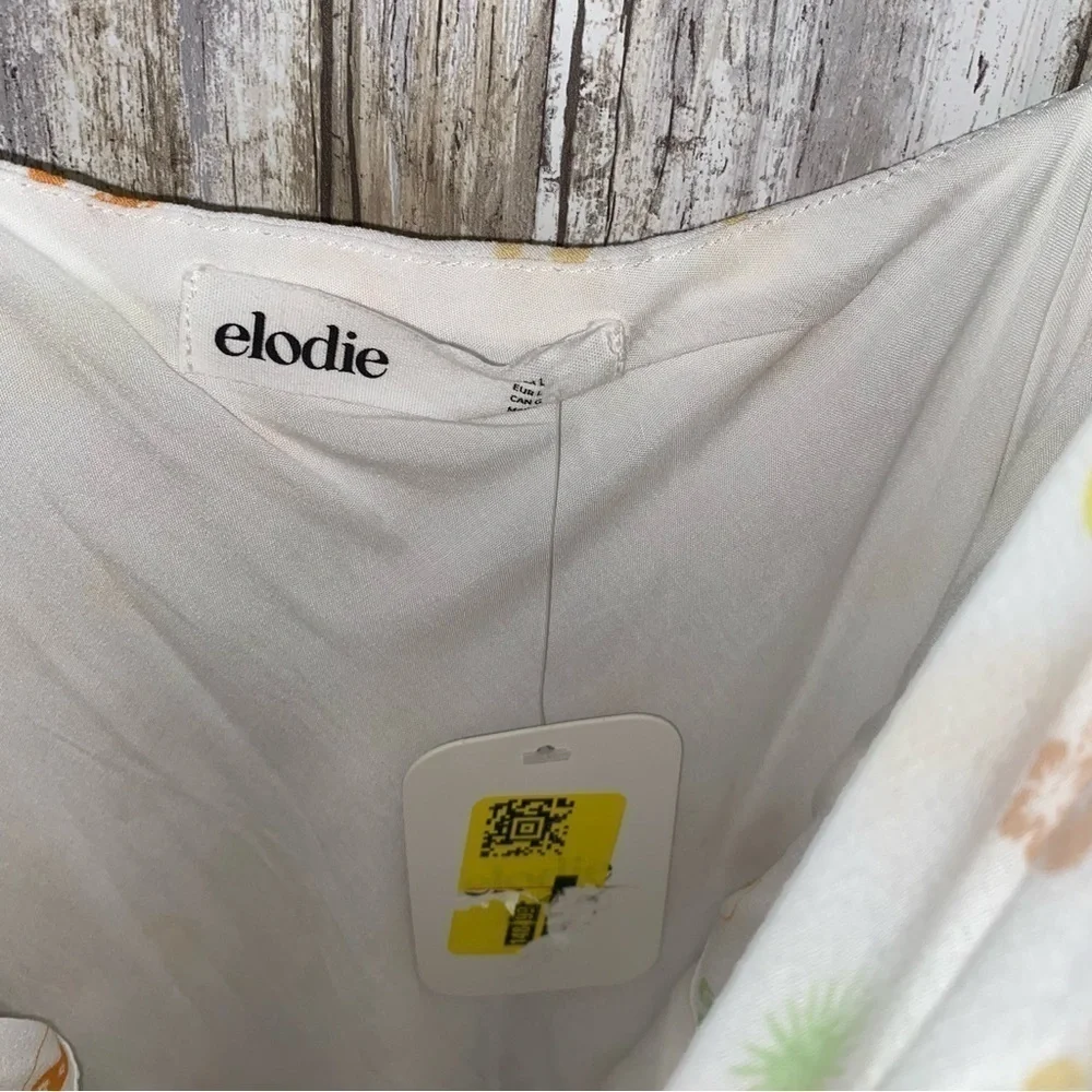 NWT Elodie White Drop Neck Mini Dress - Picture 4 of 5